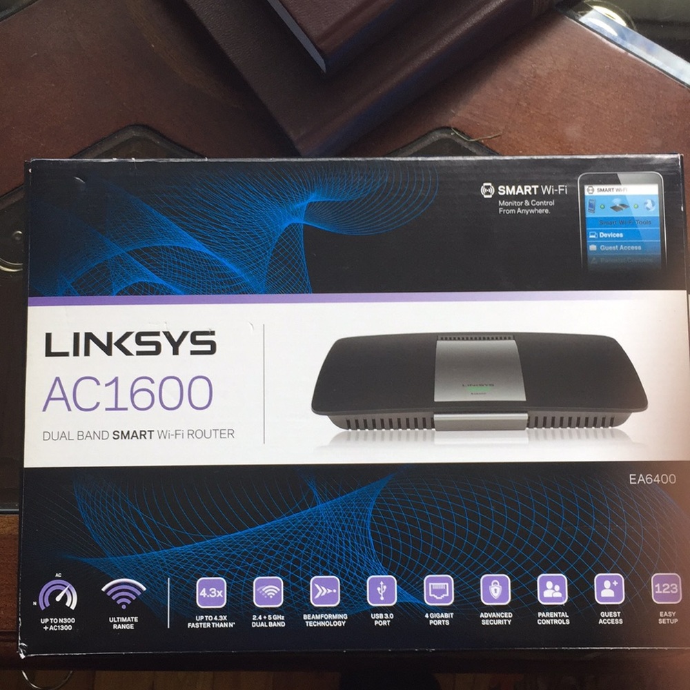 WiFi router dual band smart ac1600